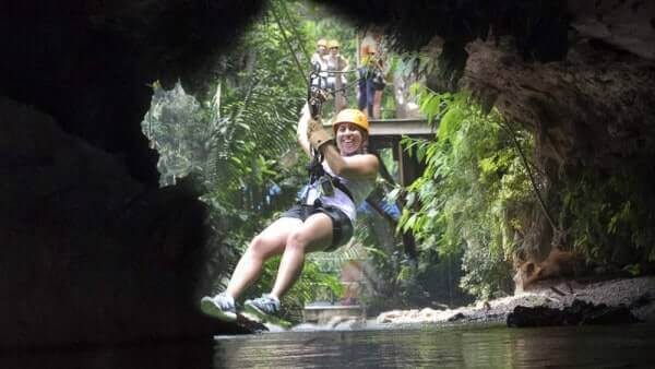 Altun Ha Cave Tubing and Zip line Tours from Belize City